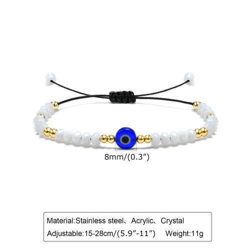 Wholesale Devil's Eye Color Beads Bracelet