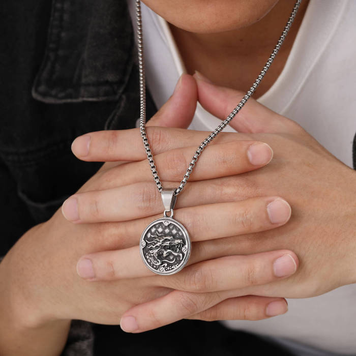 Wholesale Stainless Steel Dragon Pendant