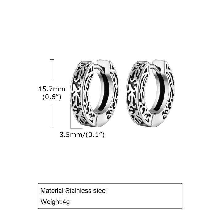 Wholesale Stainless Steel Mens Earrings