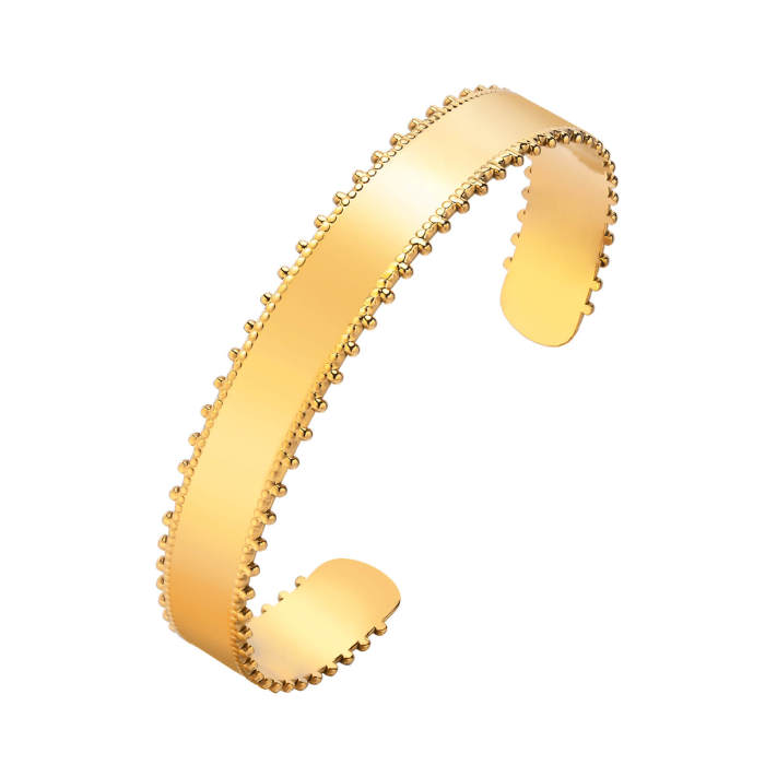 Wholesale Stainless Steel Lace Open Bangle
