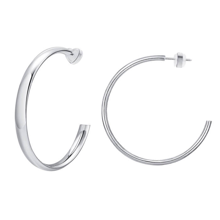 Wholesale Stainless Steel High Polished C Earrings