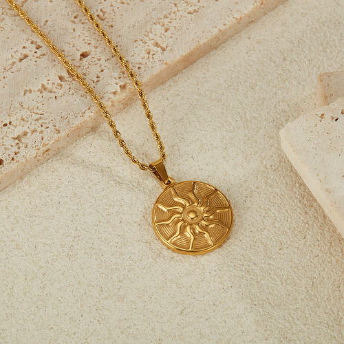 Wholesale Stainless Steel Sun Pendant