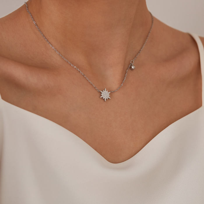 Wholesale Stainless Steel Sunflower Pendant