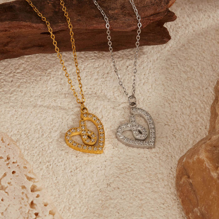 Wholesale Stainless Steel Heart Necklace