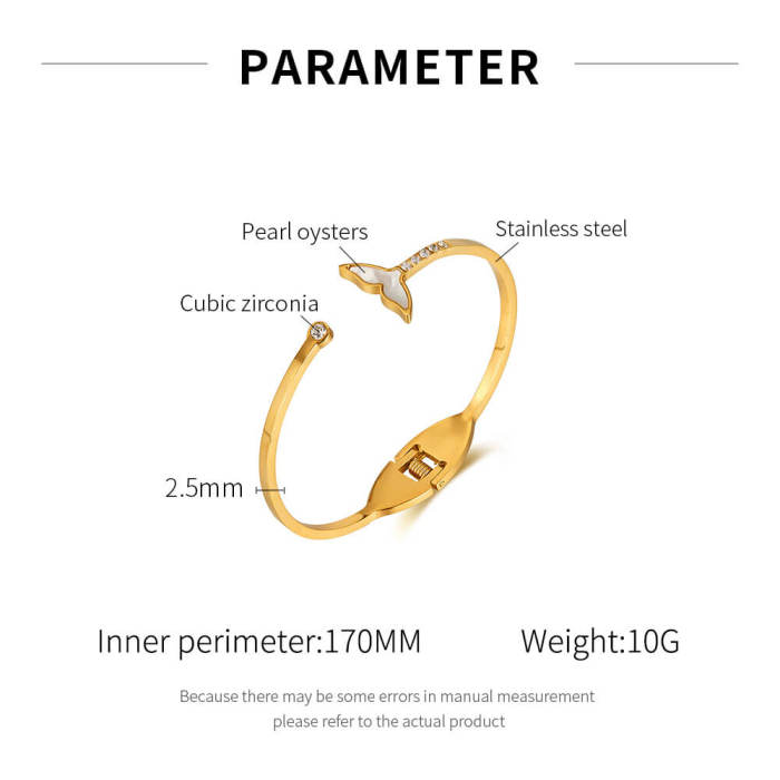 Wholesale Stainless Steel Fishtail Bracelet
