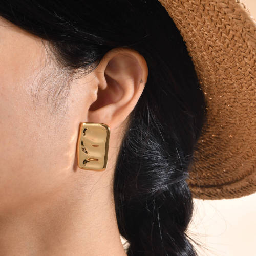 Wholesale Stainless Steel Square Earrings