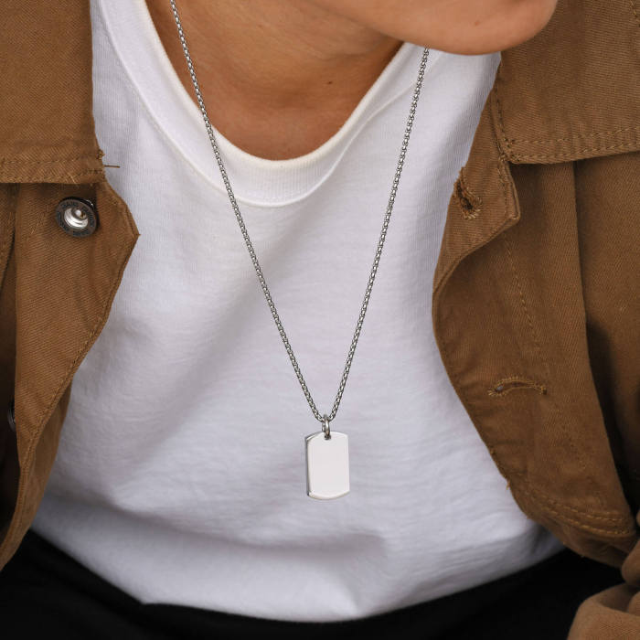 Wholesale Stainless Steel High Polished Dog Tag