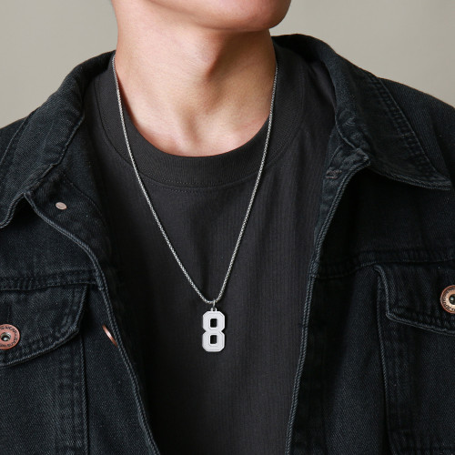 Wholesale Stainless Steel Number 0-9 Pendant