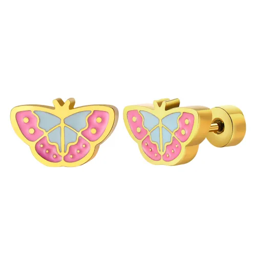 Wholesale Stainless Steel Butterfly Earrings