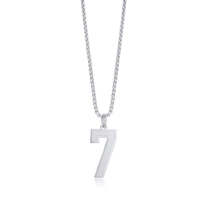 Wholesale Stainless Steel Number 0-9 Pendant