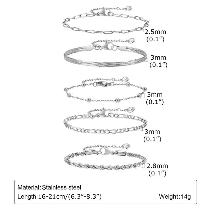 Wholesale Stainless Steel Bracelet Sets