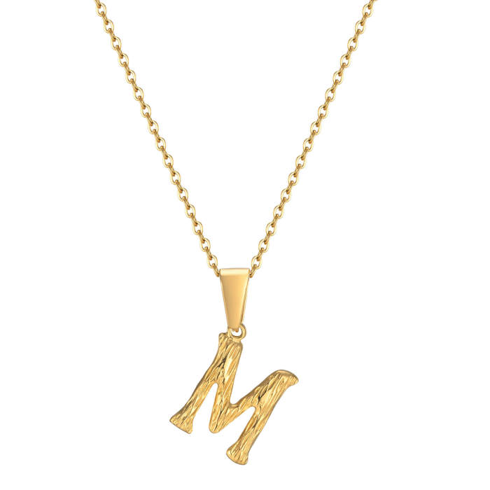 Wholesale Stainless Steel Alphabet Pendant