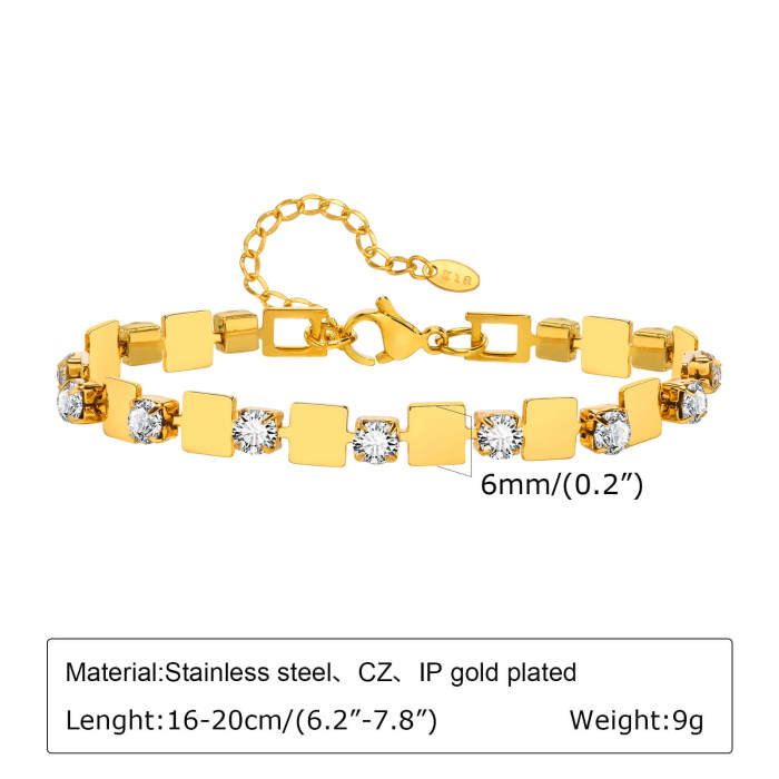 Wholesale Stainless Steel 18K Gold Bracelet