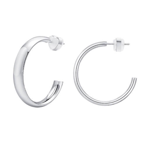 Wholesale Stainless Steel High Polished C Earrings