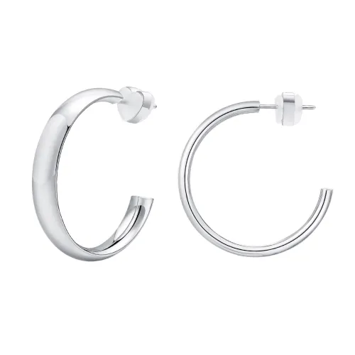 Wholesale Stainless Steel High Polished C Earrings
