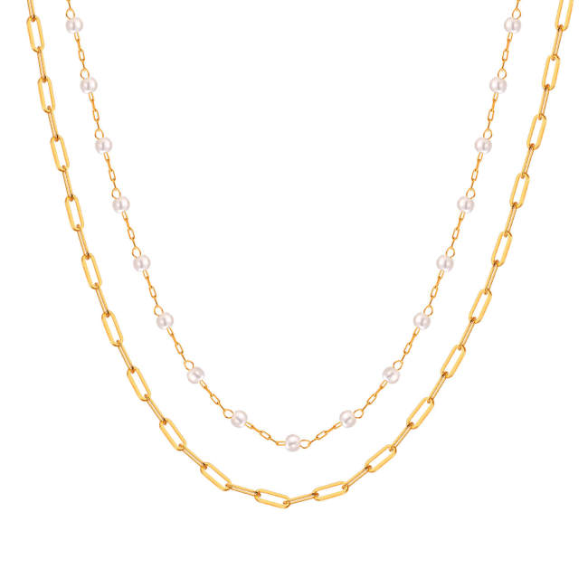 Wholesale Stainless Steel Stacking Necklace