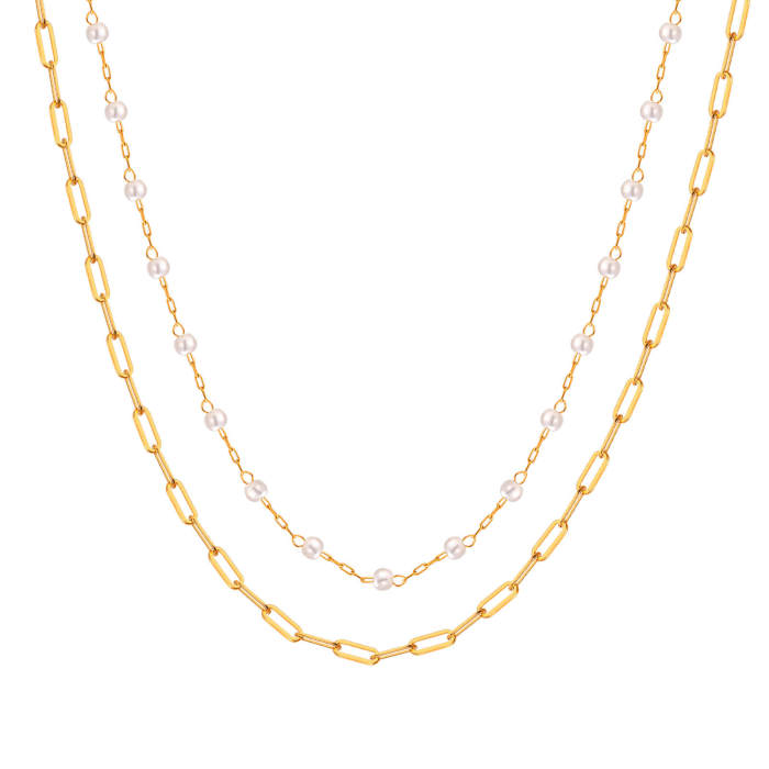 Wholesale Stainless Steel Stacking Necklace