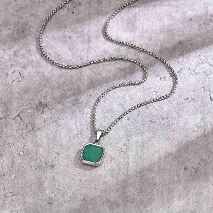 Wholesale Stainless Steel Pendant with Stone