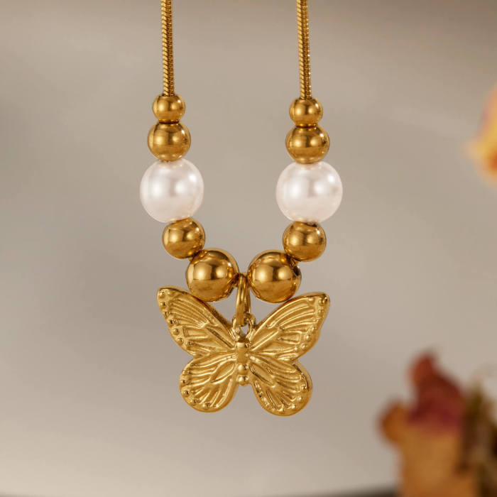 Wholesale Stainless Steel Butterfly Pendant