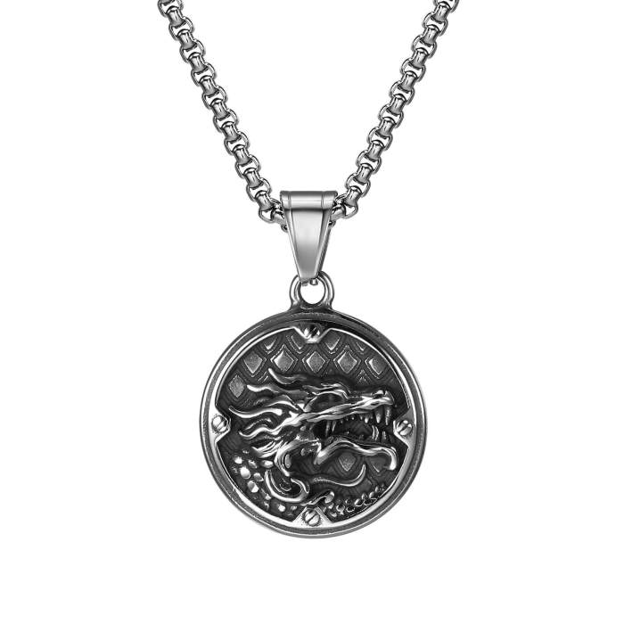 Wholesale Stainless Steel Dragon Pendant