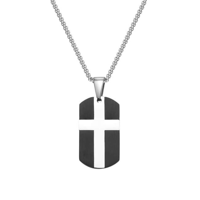 Wholesale Stainless Steel Cross Dog Tag