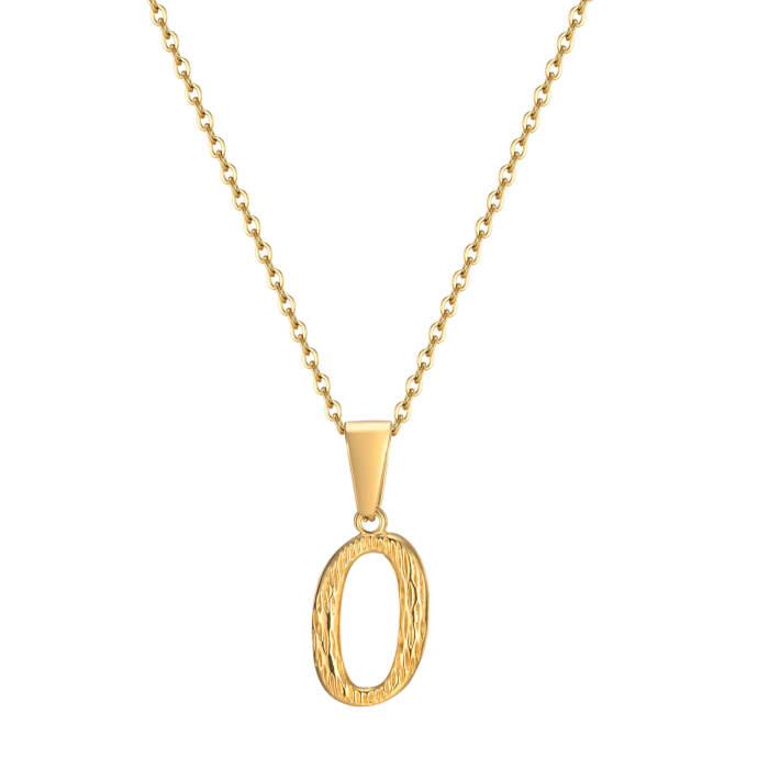 Wholesale Stainless Steel Alphabet Pendant