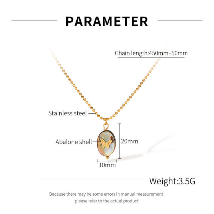 Wholesale Stainless Steel Butterfly Pendant Necklace