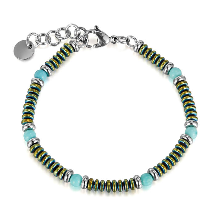 Wholesale Stainless Steel Beads Bracelet for Women Men