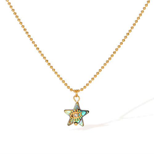 Wholesale Stainless Steel Pentagram Necklace