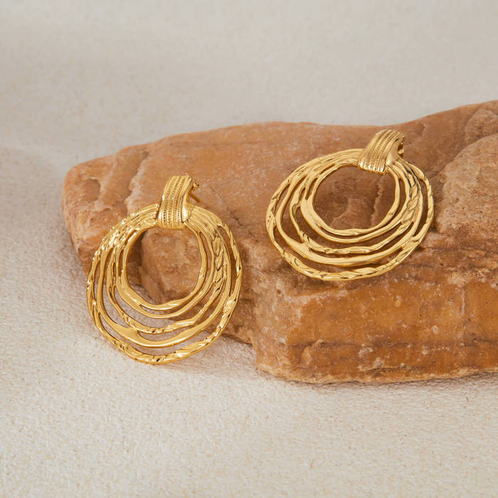 Wholesale Stainless Steel Trend Earrings