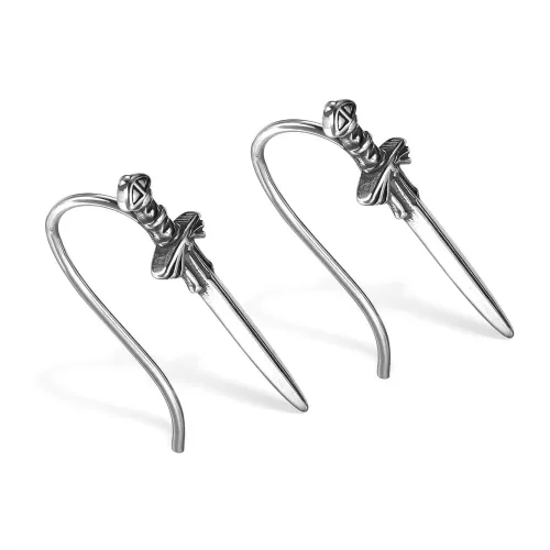 Wholesale Stainless Steel Gothic Sword Earrings