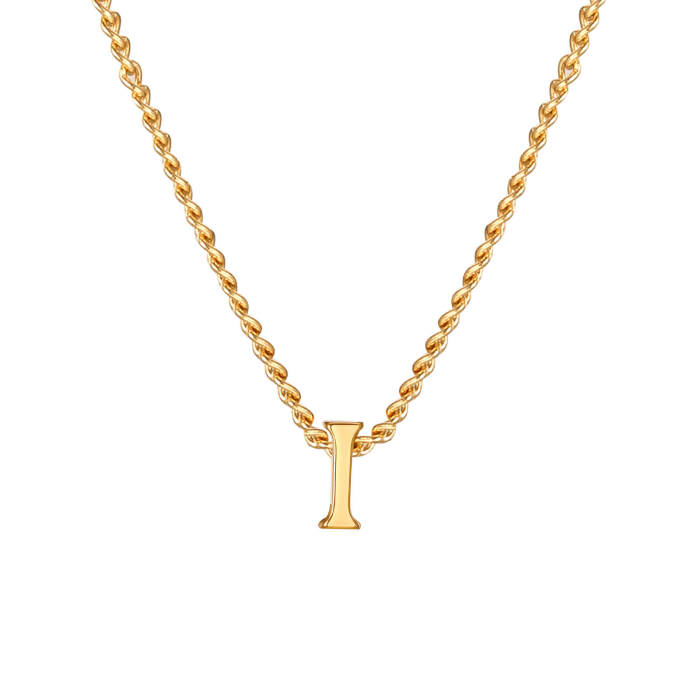 Wholesale Stainless Steel Initials Pendant