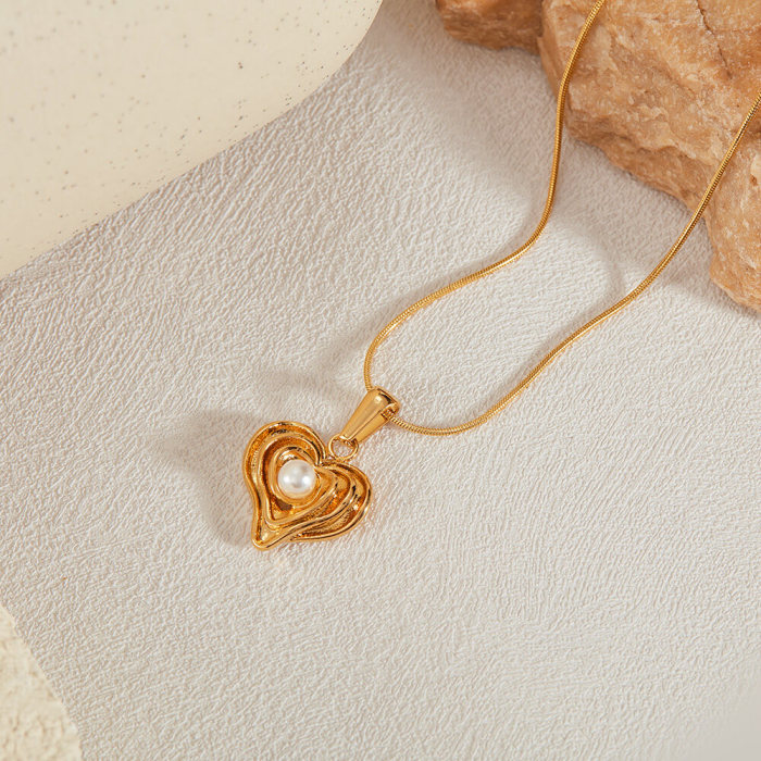 Wholesale Stainless Steel Heart Necklaces