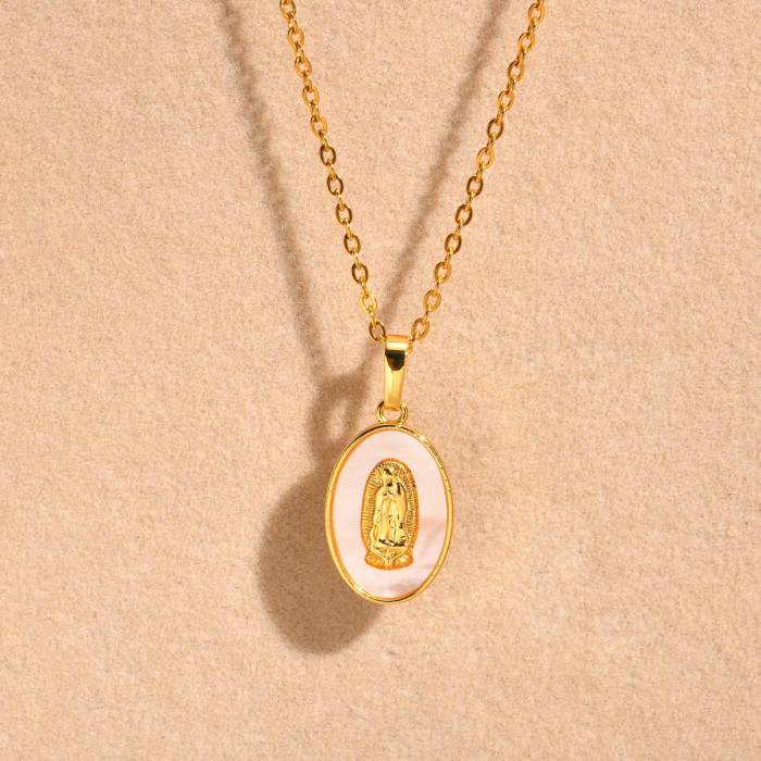 Wholesale Stainless Steel Madonna Pendant