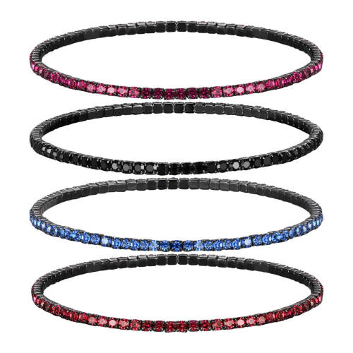 Wholesale Copper Zirconia Chain Bracelet