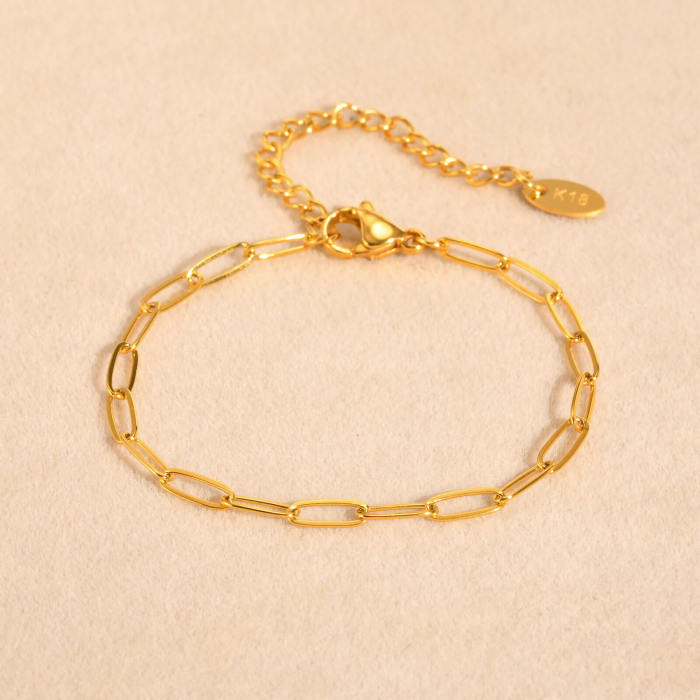 Wholesale Stainless Steel Gold Ladies Bracelet