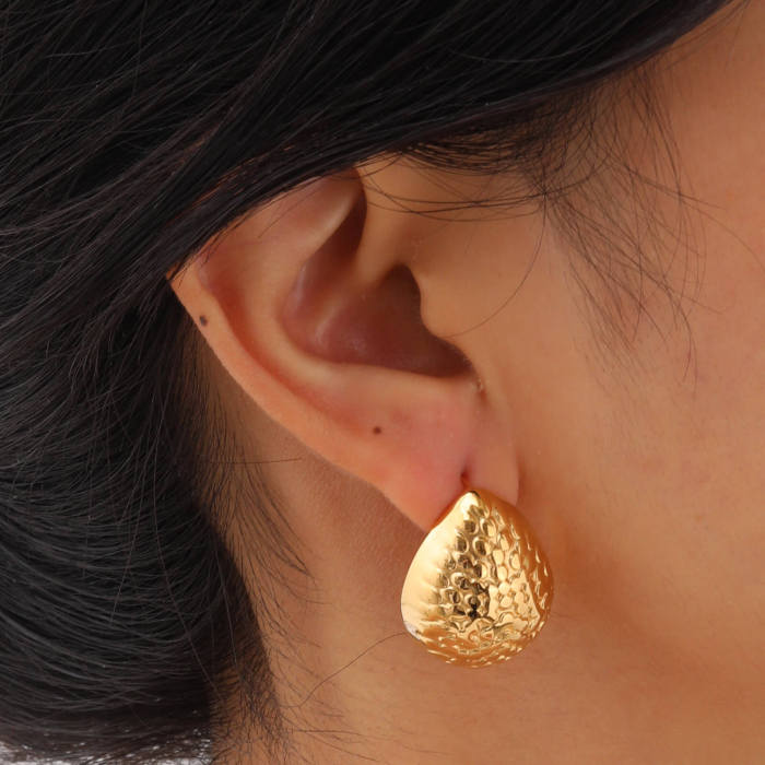 Wholesale Stainless Steel Drops Large Earrings