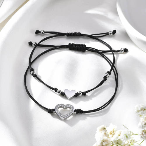 Wholesale Stainless Steel Mother and Daughter Bracelets