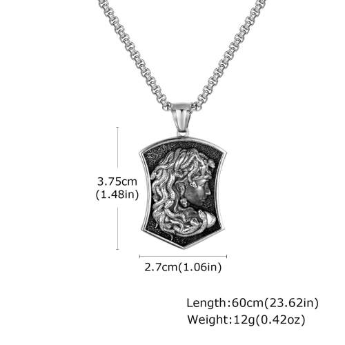 Wholesale Stainless Steel Medusa Pendant
