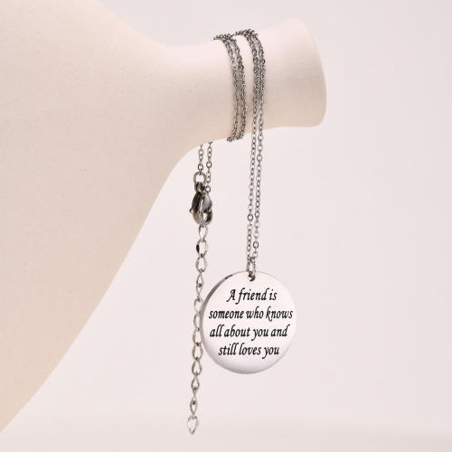 Wholesale Stainless Steel Friends Necklace