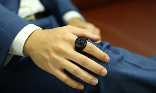 Wholesale Stainless Steel Trident Ring