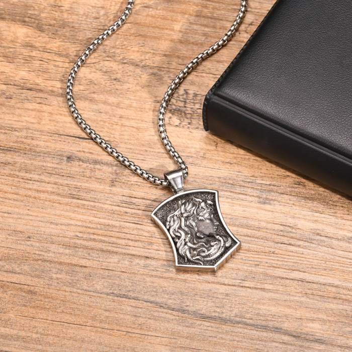 Wholesale Stainless Steel Medusa Pendant