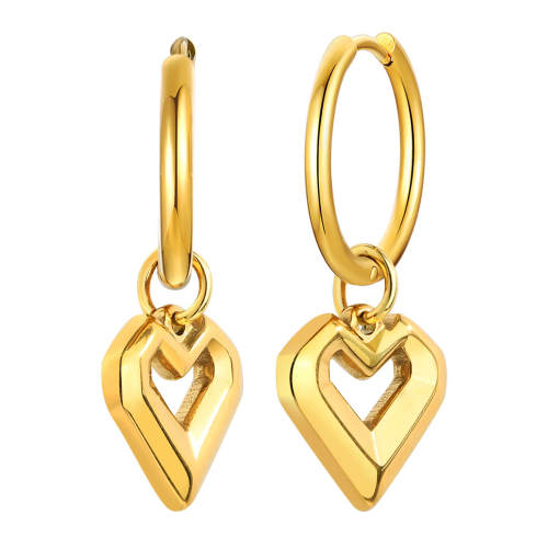 Wholesale Stainless Steel Heart Earrings
