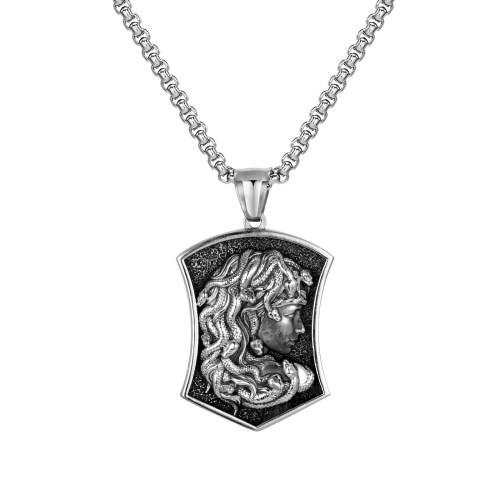 Wholesale Stainless Steel Medusa Pendant