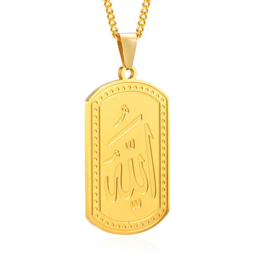 Wholesale Stainless Steel Gold Dog Tag