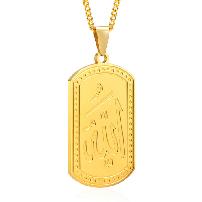 Wholesale Stainless Steel Gold Dog Tag