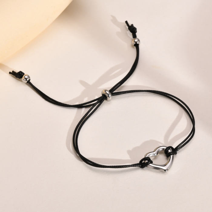 Wholesale Stainless Steel Infinity Heart Bracelet