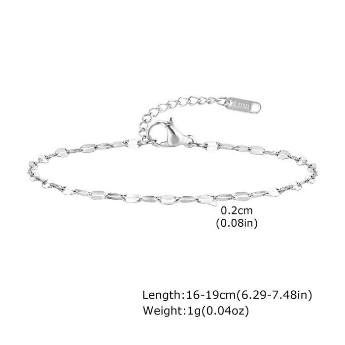 Wholesale Stainless Steel Thin Bracelet