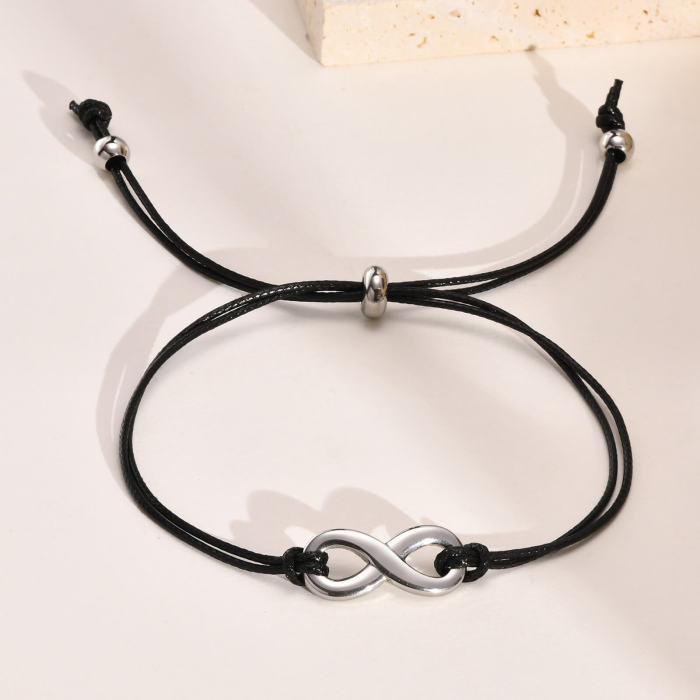 Wholesale Stainless Steel Infinity Heart Bracelet