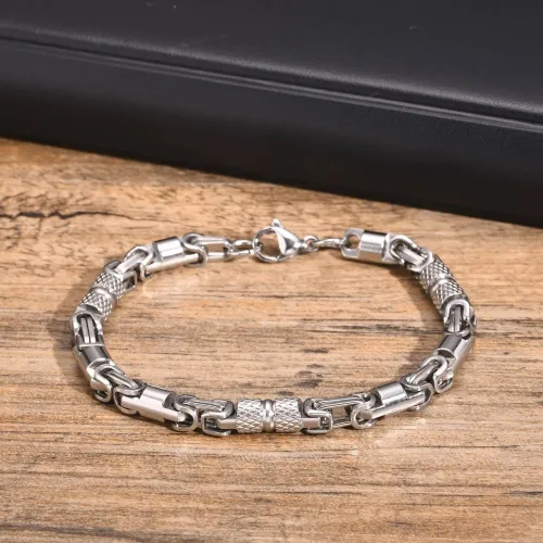 Wholesale Stainless Steel Byzantine Chain Bracelet